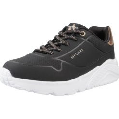 Tenisówki Skechers Model Uno Lite-metallic Mo Kolor Czarny. Czarne trampki i tenisówki damskie Skechers, bez wzorów, z syntetyku. W wyprzedaży za 188.25 zł.