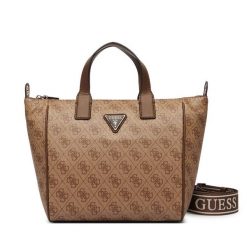 Torebka Guess. Brązowe torebki klasyczne damskie Guess, z aplikacjami, bez dodatków. Za 529.99 zł.