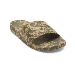 Sandały dla Mężczyzn DOCKYARD. Zielone sandały męskie Quiksilver, z materiału, bez zapięcia. Za 149.99 zł.