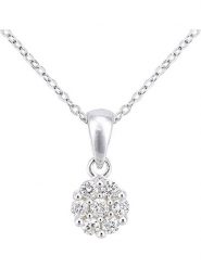 Revoni Złoty naszyjnik z diamentową zawieszką - dł. 46 cm rozmiar: onesize. Szare naszyjniki damskie Revoni, złote. Za 1,304.99 zł.