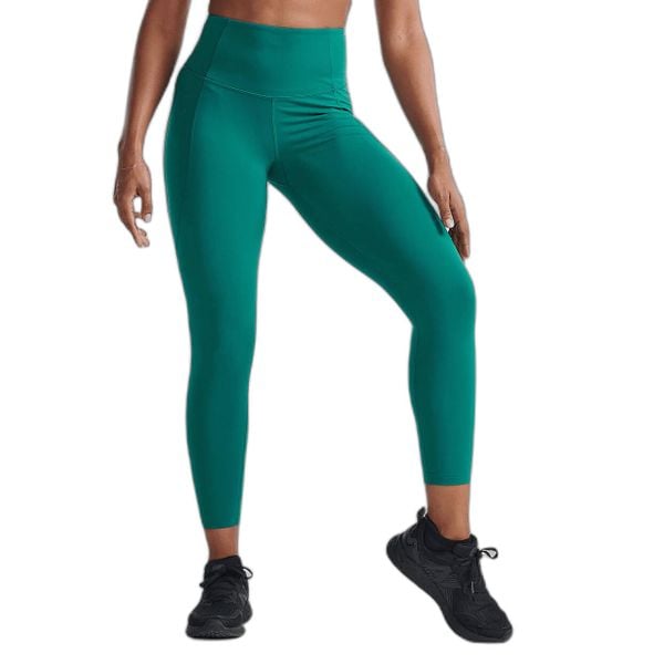 Damskie legginsy kompresyjne 7/8 z wysokim stanem 2XU Form. Zielone legginsy damskie 2XU, bez wzorów. W wyprzedaży za 244.95 zł.