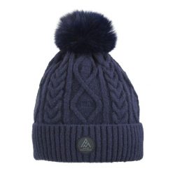 Czapka Peak Mountain Montchat. Niebieskie czapki zimowe damskie Peak Mountain. Za 70.00 zł.