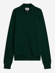 Just Cashmere Kaszmirowy kardigan w kolorze ciemnozielonym rozmiar: XL. Zielone kardigany męskie Just Cashmere, xl, bez wzorów, z kaszmiru, bez kołnierzyka. Za 478.99 zł.