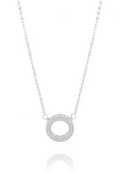 CHARM'S Srebrny naszyjnik z elementem ozdobnym - dł. 47 cm rozmiar: onesize. Szare naszyjniki damskie CHARM'S, srebrne. Za 105.38 zł.