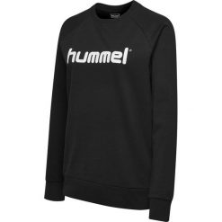 Bluza do piłki ręcznej damska Hummel Go Cotton Logo Sweatshirt Woman. Czarne bluzy bez kaptura damskie HUMMEL, m. Za 59.00 zł.