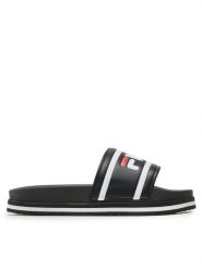 Fila Klapki Morro Bay Zeppa Wmn FFW0048 Czarny. Czarne klapki i japonki męskie Fila, ze skóry. Za 109.99 zł.