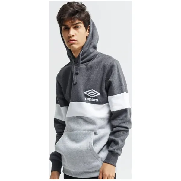 Umbro Bluza Panelled O.t.h. , szary, rozmiar S. Szare bluzy z kapturem męskie Umbro, m, z bawełny. W wyprzedaży za 103.99 zł.