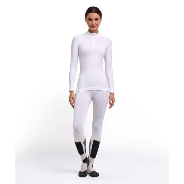 Damska koszulka z długim rękawem i zamkiem przy szyi Falke Maximum Warm. Czarne t-shirty damskie Falke, xl, bez wzorów, z elastanu, bez kołnierzyka. Za 470.00 zł.