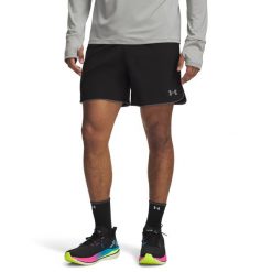 Męskie szorty Under Armour UA Velociti Pro 7in Short-BLK. Czarne szorty męskie Under Armour, bez wzorów, z materiału. Za 233.25 zł.