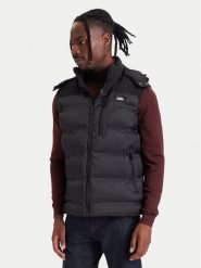 KARL LAGERFELD Kamizelka 505023 564596 Czarny Regular Fit. Czarne kamizelki męskie Karl Lagerfeld, m, z syntetyku. Za 1,169.00 zł.