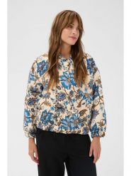 Kaffe Kurtka przejściowa w kolorze beżowym rozmiar: L/XL. Brązowe kurtki damskie Kaffe, l, bez wzorów, bez kaptura. Za 173.99 zł.