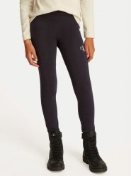 Calvin Klein Jeans Legginsy IG0IG02137 M Czarny Slim Fit. Czarne spodnie dziewczęce Calvin Klein Jeans, z bawełny. Za 129.99 zł.
