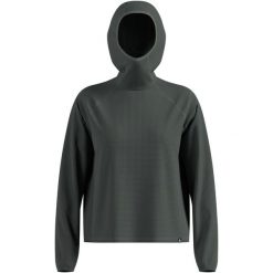 Bluza z kapturem Odlo Mid layer hoody CUBIC. Szare bluzy z kapturem damskie Odlo. Za 319.99 zł.