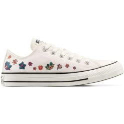 Buty sportowe Converse Chuck Taylor All Star Flowers. Brązowe buty sportowe na co dzień damskie Converse, bez zapięcia. Za 490.00 zł.