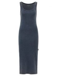 Mustang Sukienka codzienna Mona 1016535 Granatowy Slim Fit. Niebieskie sukienki damskie Mustang, na co dzień, l, bez wzorów, z bawełny, bez kołnierzyka, bez ramiączek, proste. Za 129.99 zł.