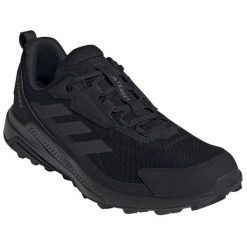 Buty adidas Terrex Anylander ID0895 czarne. Czarne buty trekkingowe męskie z syntetyku, bez zapięcia, adidas terrex. Za 450.61 zł.