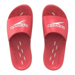 Klapki basenowe antypoślizgowe męskie Speedo Slide. Białe klapki i japonki męskie Speedo, z materiału. Za 78.39 zł.