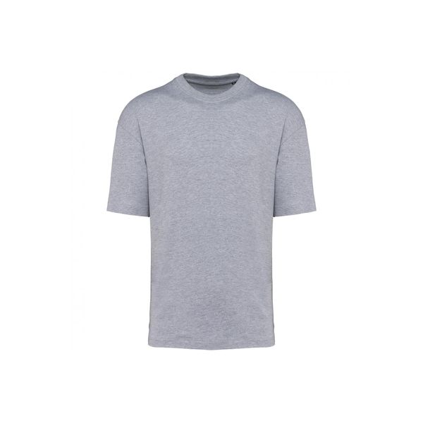 Oversized T-shirt Kariban. Szare t-shirty damskie KARIBAN, m, bez wzorów, z bawełny, bez kołnierzyka. Za 146.00 zł.
