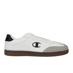 Buty Champion Prestige Mix Material Low Cut S22330 WW001 białe. Białe buty sportowe na co dzień męskie z gumy, bez zapięcia. Za 282.22 zł.