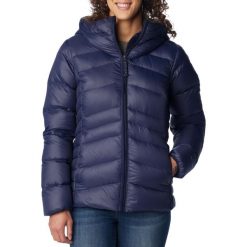 Kurtka puchowa damska Columbia Autumn Park Down Hooded. Niebieskie kurtki damskie Columbia, l, bez wzorów, z puchu, bez kaptura. Za 469.99 zł.