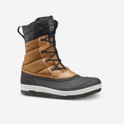 Buty turystyczne śniegowce męskie Quechua SH500 wodoodporne. Brązowe buty trekkingowe męskie QUECHUA, na zimę, bez zapięcia, trekkingowe. W wyprzedaży za 179.99 zł.