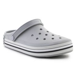 Klapki Crocs Off Court Logo Clog 209651-1FT szare. Szare klapki i japonki męskie z materiału. Za 380.97 zł.