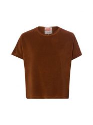 Marie Lund koszulka ręcznikowa Kobiety brązowy, M. Brązowe t-shirty damskie Marie Lund, m, bez wzorów, z bawełny, bez kołnierzyka. Za 129.95 zł.