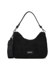 MEXX Torebka C-MEXX-L-032-08 Czarny. Czarne torebki klasyczne damskie Mexx, bez wzorów, z materiału, bez dodatków. Za 169.99 zł.