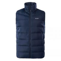 Kamizelka bezrękawnik męski Hi-Tec Sanis - granatowa, Rozmiar XXL. Brązowe kamizelki męskie Hi-tec, m. Za 119.99 zł.