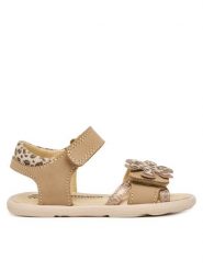 Primigi Sandały 1416800 M Beżowy. Brązowe sandały dziewczęce Primigi, z nubiku, bez zapięcia. Za 259.99 zł.