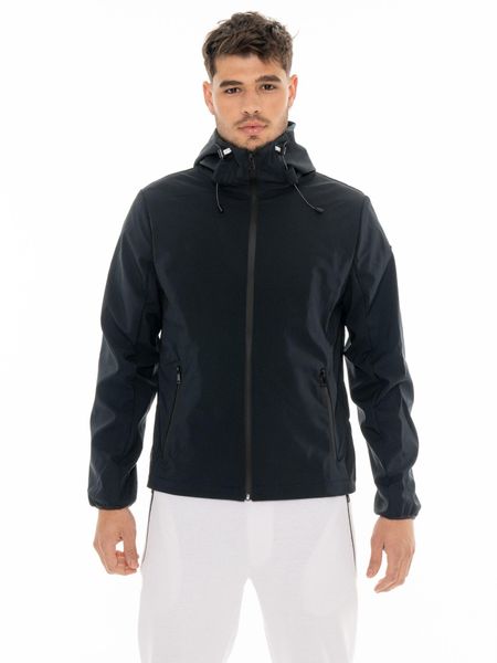Kurtka z kaptur na co dzień na siłownię. Czarne kurtki treningowe męskie LEONE 1947 APPAREL, s, bez wzorów, na fitness i siłownię. Za 547.30 zł.