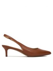 LAUREN RALPH LAUREN Czółenka Lolah 802P09033002 Brązowy. Brązowe czółenka damskie Lauren Ralph Lauren, bez wzorów, ze skóry, bez obcasa. Za 689.99 zł.