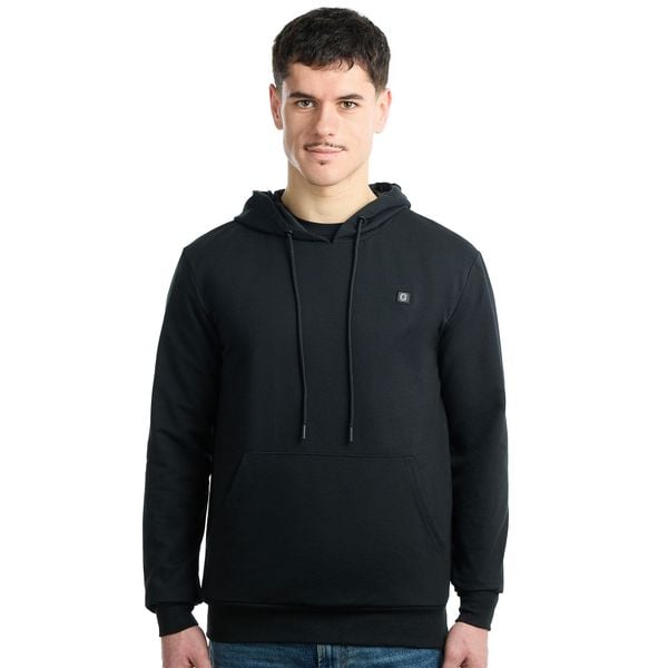 Bluza z kapturem i wbudowaną baterią ESSENTIAL. Czarne bluzy z kapturem męskie G-HEAT, s, z bawełny. Za 455.01 zł.