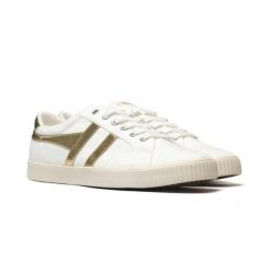 Damskie buty sportowe Gola Tennis Mark Cox Trainer CLA280XY. Białe buty sportowe na co dzień damskie Gola, bez wzorów, z gumy, tenisowe. Za 220.56 zł.