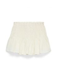 Vero Moda Spódnica mini Sofia 10350924 Biały Regular Fit. Białe spódniczki damskie Vero Moda, l, bez wzorów, z bawełny, mini. Za 159.99 zł.