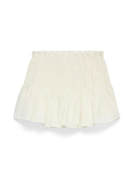 Vero Moda Spódnica mini Sofia 10350924 Biały Regular Fit. Białe spódniczki damskie Vero Moda, l, bez wzorów, z bawełny, mini. Za 159.99 zł.