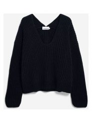 Armedangels Wełniany sweter "Tianaa" w kolorze czarnym rozmiar: XS. Czarne swetry klasyczne damskie ARMEDANGELS, xs, z poliamidu, bez kołnierzyka. Za 221.88 zł.