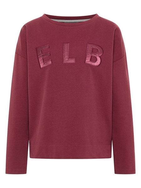 ELBSAND Bluza "Aleah" w kolorze bordowym rozmiar: S. Czerwone bluzy bez kaptura damskie ELBSAND, s, z bawełny. Za 135.81 zł.