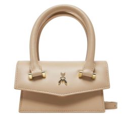 Torebka Patrizia Pepe. Brązowe torebki klasyczne damskie Patrizia Pepe, bez wzorów, bez dodatków. Za 699.99 zł.