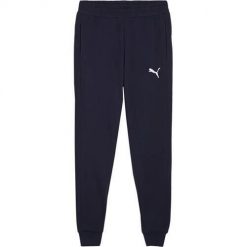 Spodnie sportowe męskie Puma. Niebieskie spodnie dresowe męskie Puma, z bawełny. Za 164.00 zł.