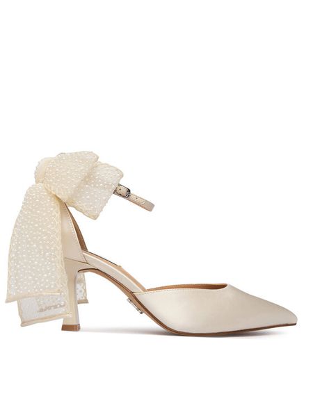 Steve Madden Szpilki Fiorela-P 11005219 Biały. Białe szpilki Steve Madden, bez wzorów, z materiału, bez obcasa. Za 729.99 zł.