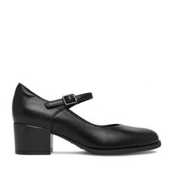 Czółenka Go Soft. Czarne czółenka damskie GO SOFT, bez wzorów, bez obcasa. Za 149.99 zł.