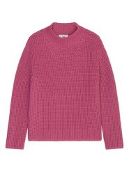 Marc O´Polo Sweter w kolorze różowym rozmiar: XL. Różowe golfy damskie xl, bez wzorów, z bawełny, bez ramiączek. Za 215.21 zł.