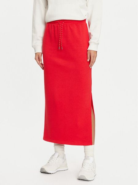 Noisy May Spódnica midi Moia 27032563 Czerwony Regular Fit. Czerwone spódniczki damskie Noisy may, s, bez wzorów, z syntetyku, midi. Za 79.99 zł.