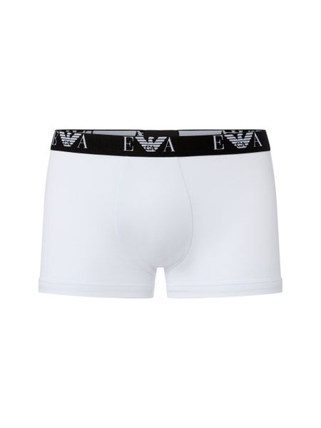 Emporio Armani Bokserki w 3-paku Mężczyźni Bawełna biały, S. Białe bokserki męskie Emporio Armani, bez wzorów, z bawełny. Za 229.95 zł.