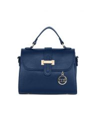 Mia Tomazzi Skórzana torebka "Diomede" w kolorze granatowym - 24 x 20 x 12 cm rozmiar: onesize. Niebieskie torebki klasyczne damskie Mia Tomazzi, bez wzorów, z materiału, bez dodatków. Za 274.75 zł.