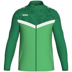 Poliestrowa bluza dresowa Jako Iconic. Zielone bluzy sportowe damskie Jako, s, bez wzorów, z dresówki, bez ramiączek, długie, z kapturem. Za 288.50 zł.