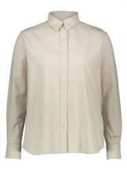 Pepe Jeans Koszula w kolorze beżowym rozmiar: XS. Brązowe koszule damskie Pepe Jeans, xs, bez wzorów, z bawełny, bez kołnierzyka, bez ramiączek. Za 127.65 zł.
