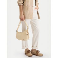 Torebka Badura. Brązowe torebki klasyczne damskie Badura, bez wzorów, bez dodatków. Za 219.99 zł.