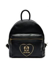 LOVE MOSCHINO Plecak JC4123PP1LLB0000 Czarny. Czarne plecaki damskie Love Moschino, bez wzorów, ze skóry. Za 579.99 zł.